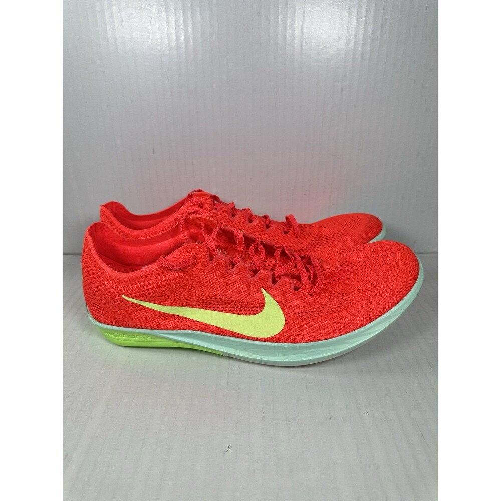 Size 11 Nike ZoomX Dragonfly 2 Men’s Track Bright Crimson Lime Blast FD8413-600